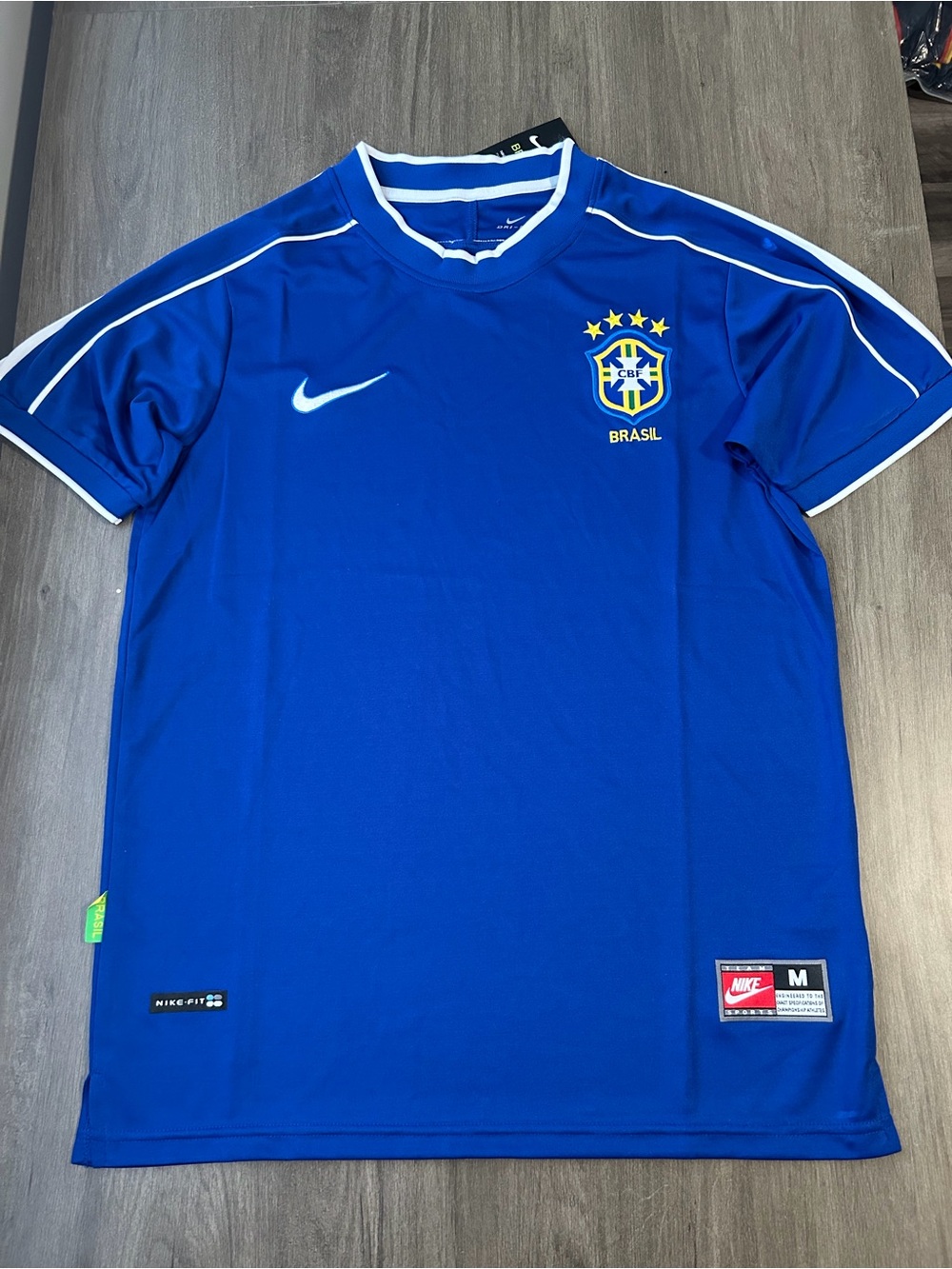 Nike Men’s Brazil Blue Soccer Jersey
